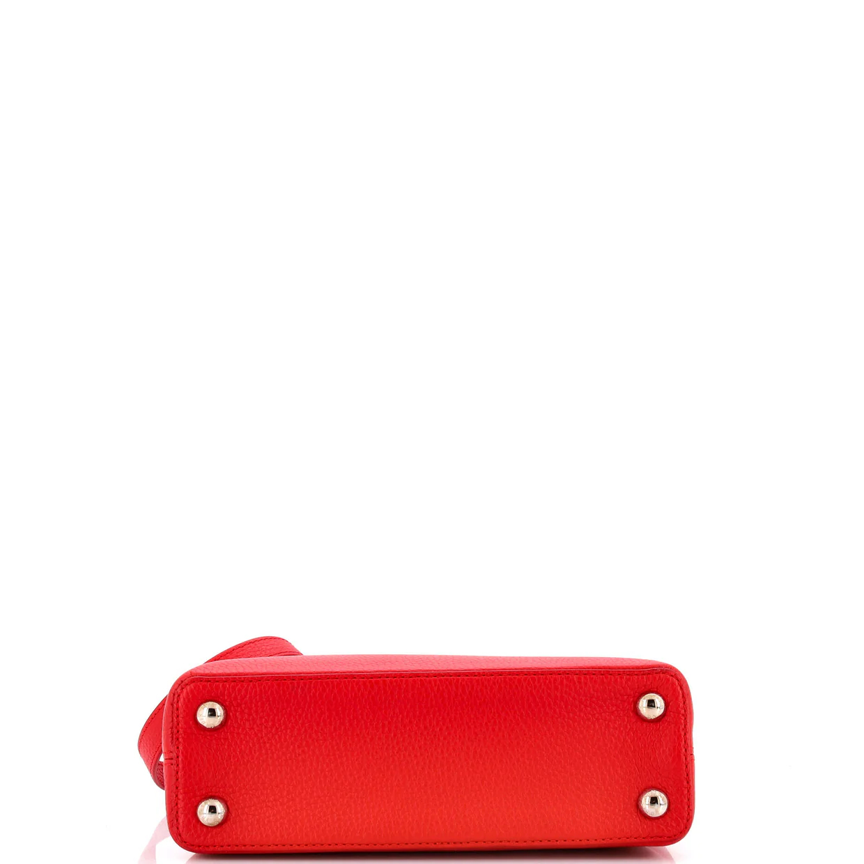 Capucines Bag Leather with Python PM - Deep Luxury