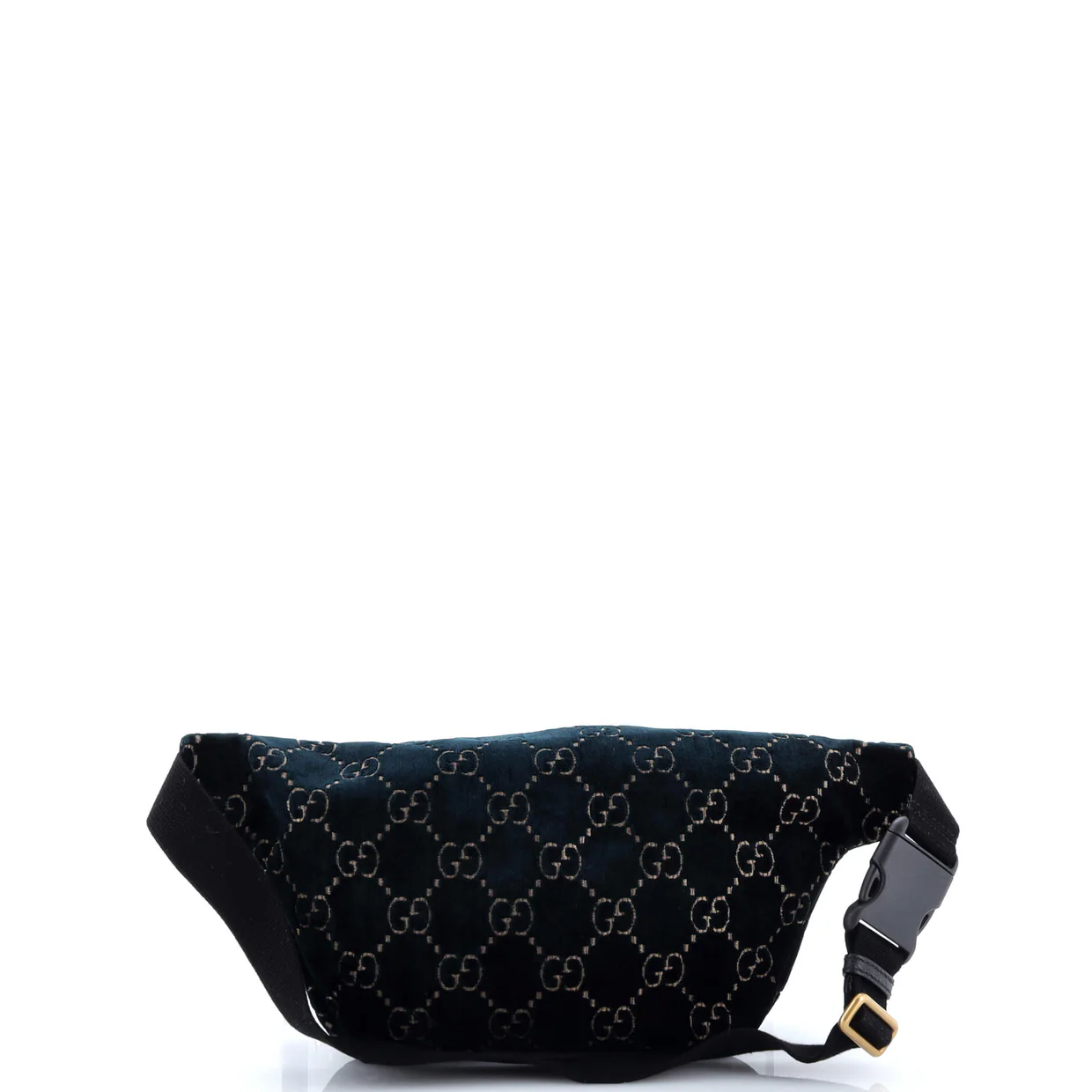 Ophidia Zip Belt Bag GG Velvet - Deep Luxury