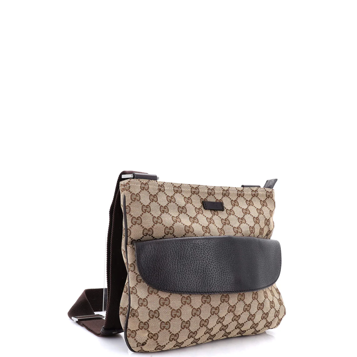 Front Pocket Messenger Bag GG Canvas Medium - Deep Luxury