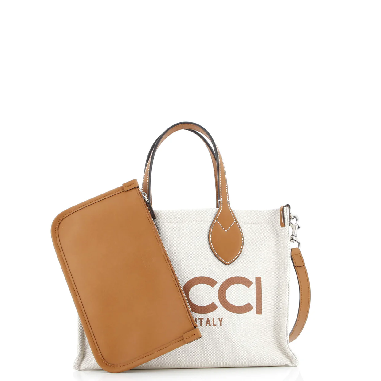 Logo Shopper Tote Printed Canvas Small - Deep Luxury