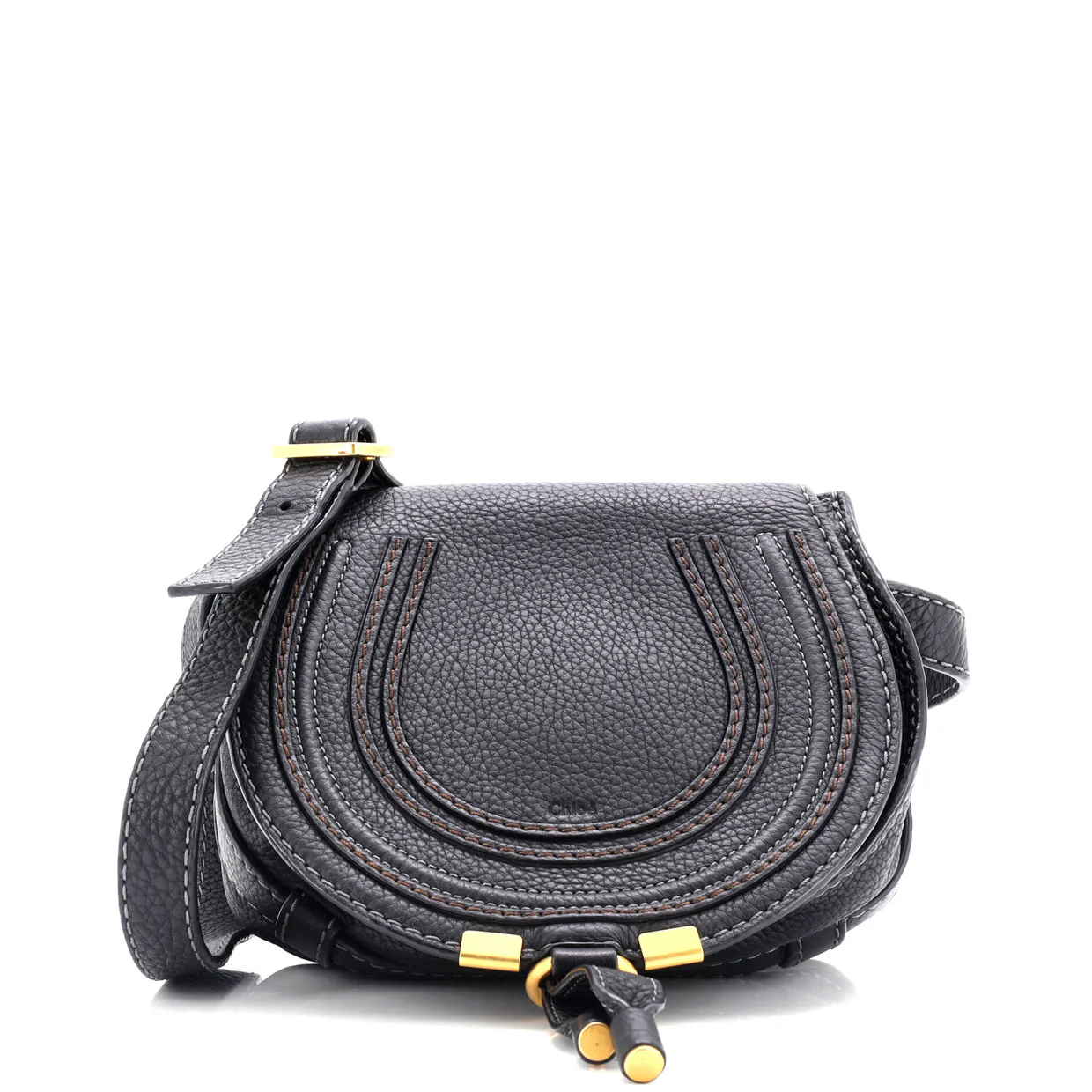 Marcie Crossbody Bag Leather Small - Deep Luxury