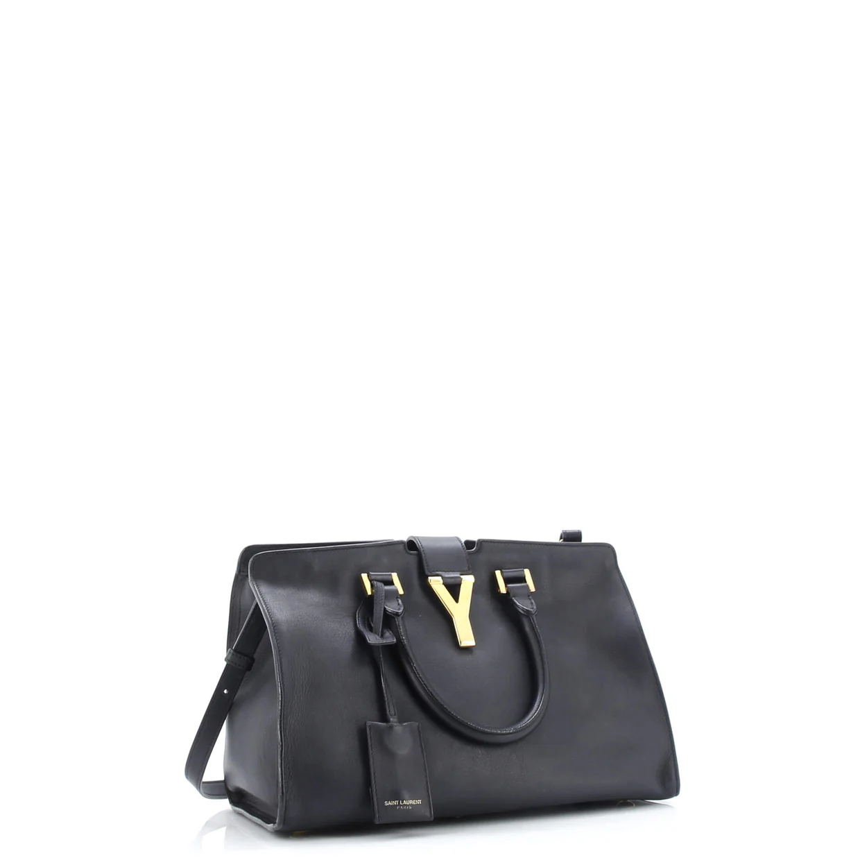 Classic Y Cabas Leather Small - Deep Luxury