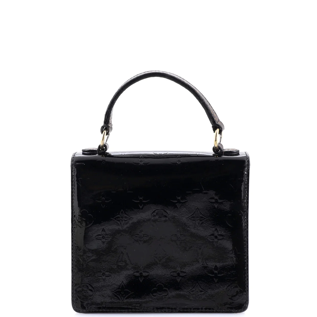 Spring Street NM Handbag Monogram Vernis with Monogram Canvas and Epi Leather - Deep Luxury