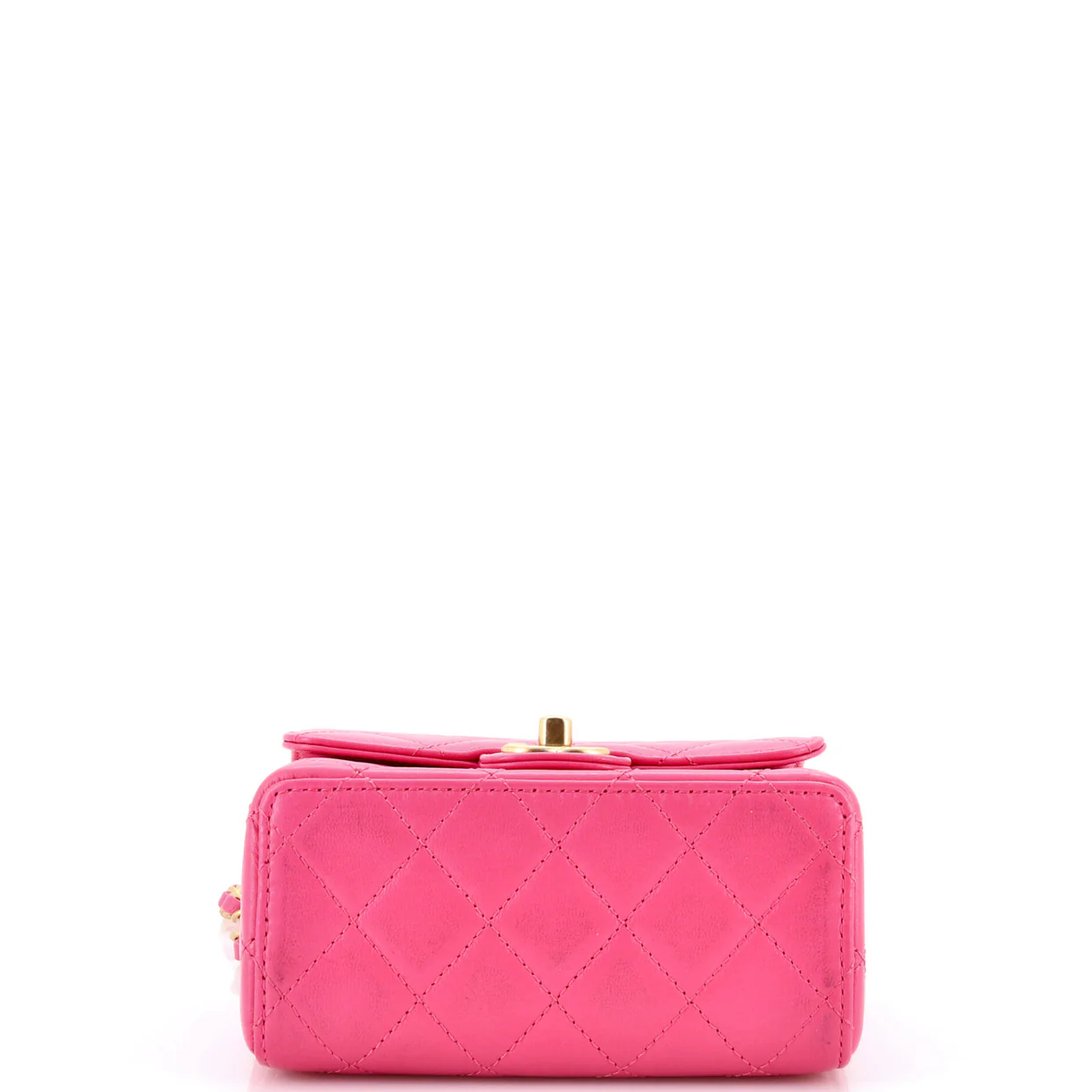 Retro Classic Square Flap Bag Quilted Goatskin Mini - Deep Luxury