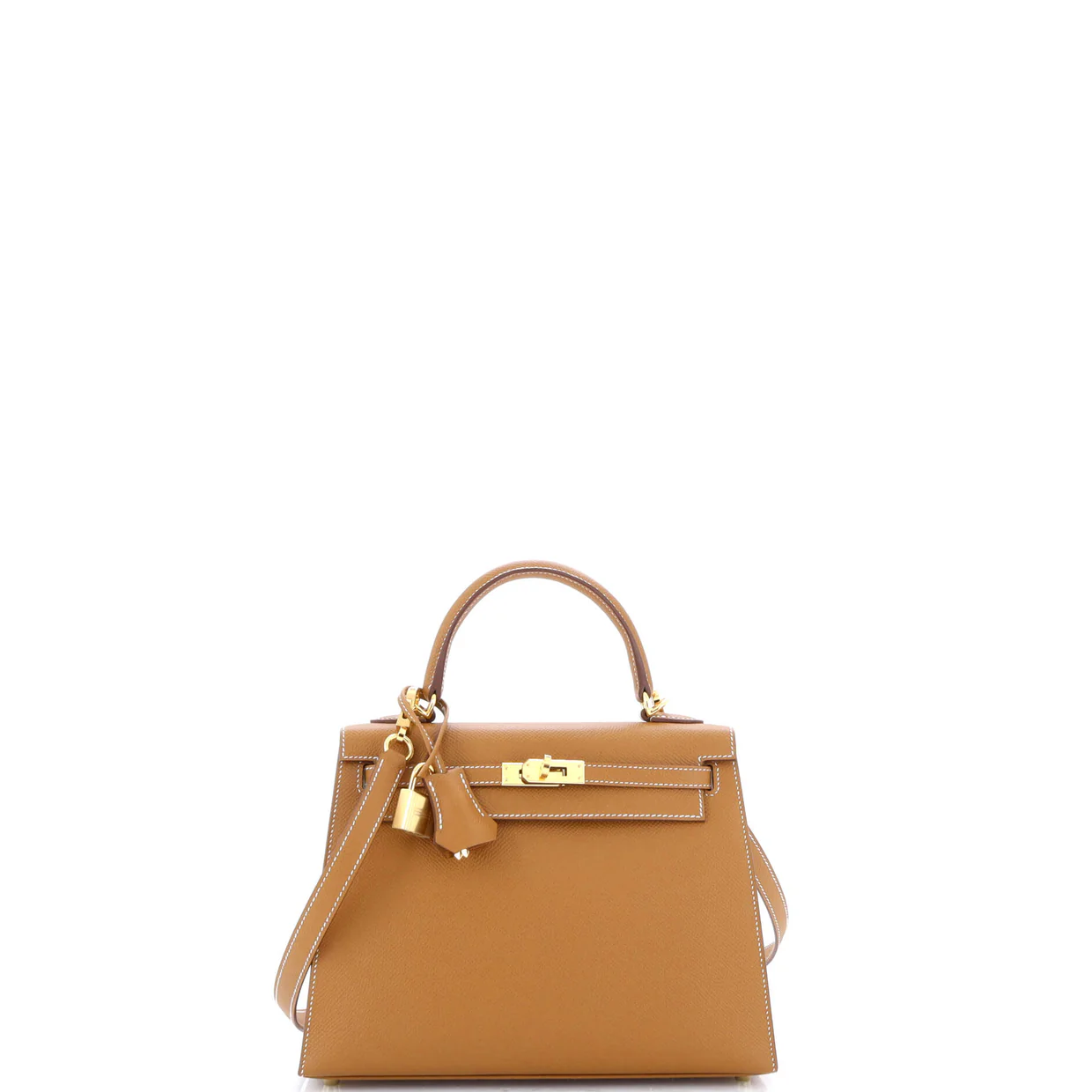 Kelly Handbag Gold Epsom with Gold Hardware 25 - Deep Luxury