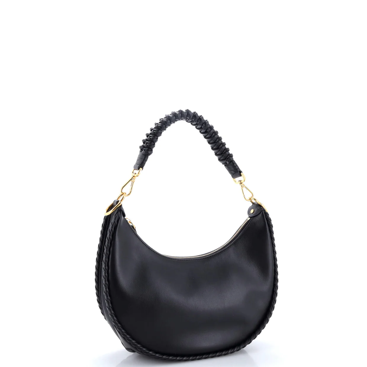 Fendigraphy Bag Whipstitch Leather Small - Deep Luxury
