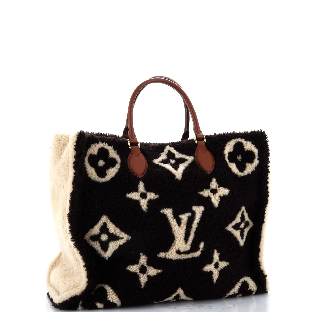 OnTheGo Tote Monogram Giant Teddy Fleece GM - Deep Luxury