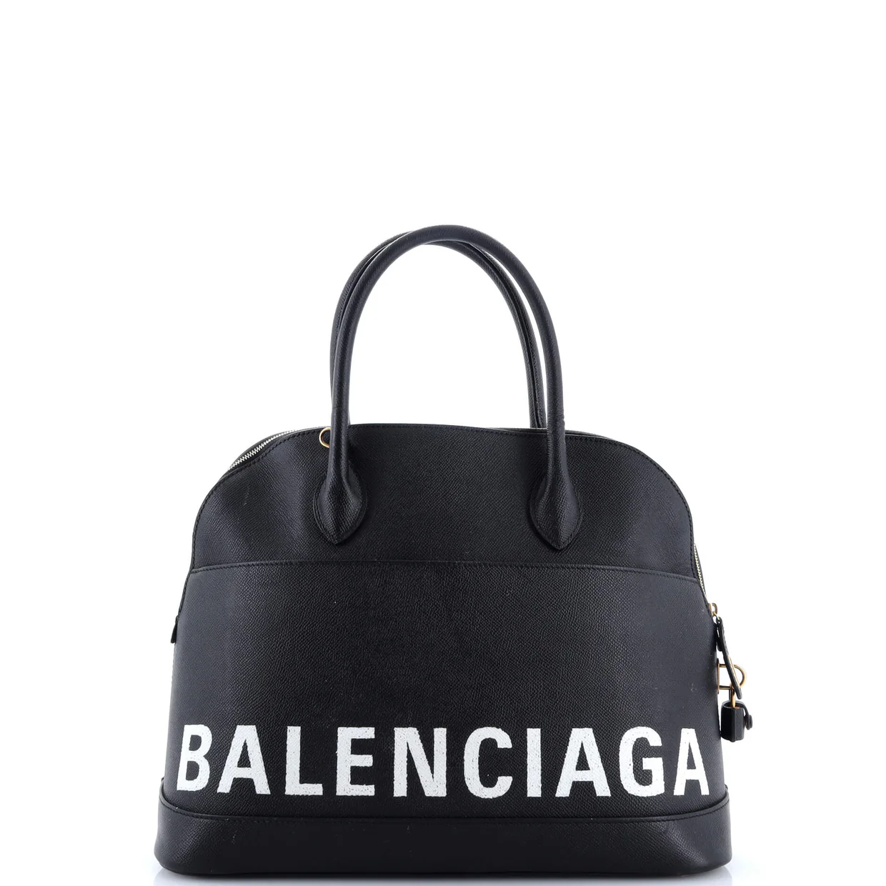 Logo Ville Bag Leather Medium - Deep Luxury