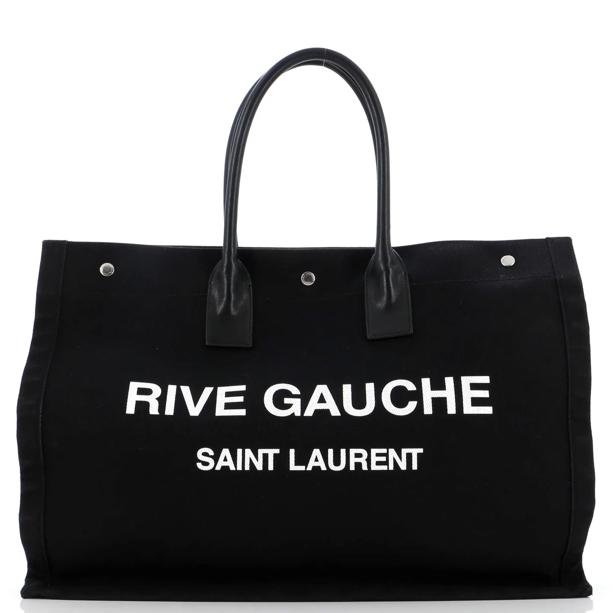 Rive Gauche Shopper Tote Canvas Large - Deep Luxury