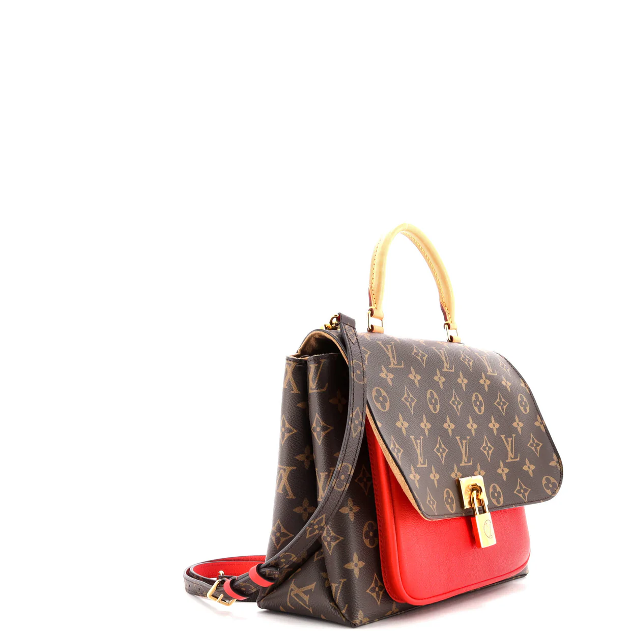 Marignan Handbag Monogram Canvas with Leather - Deep Luxury