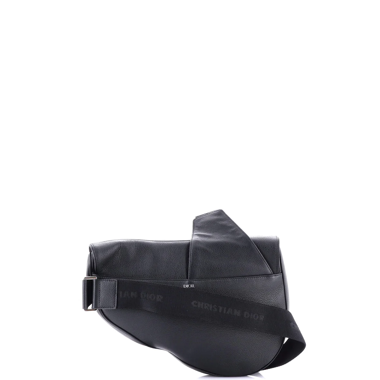 Saddle Crossbody Bag Leather Maxi - Deep Luxury