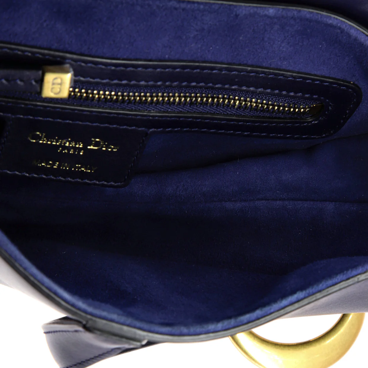 Saddle Handbag Leather Medium - Deep Luxury