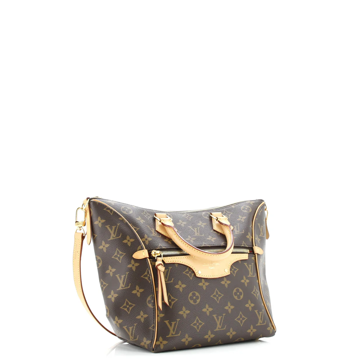 Tournelle Tote Monogram Canvas with Leather PM - Deep Luxury