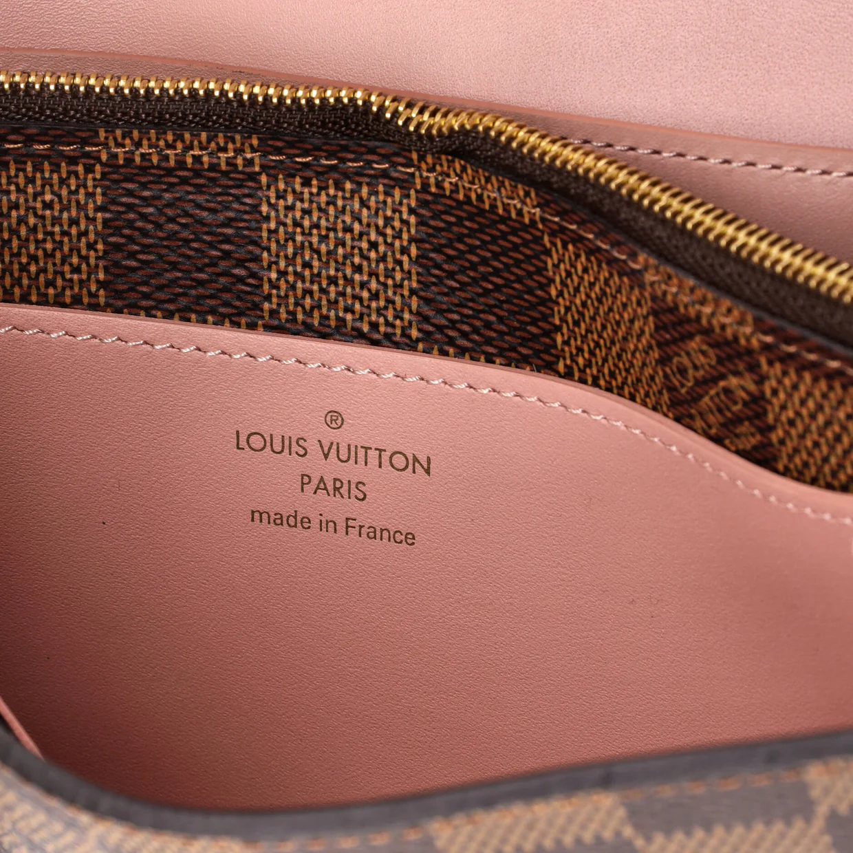 Croisette Chain Wallet Damier - Deep Luxury
