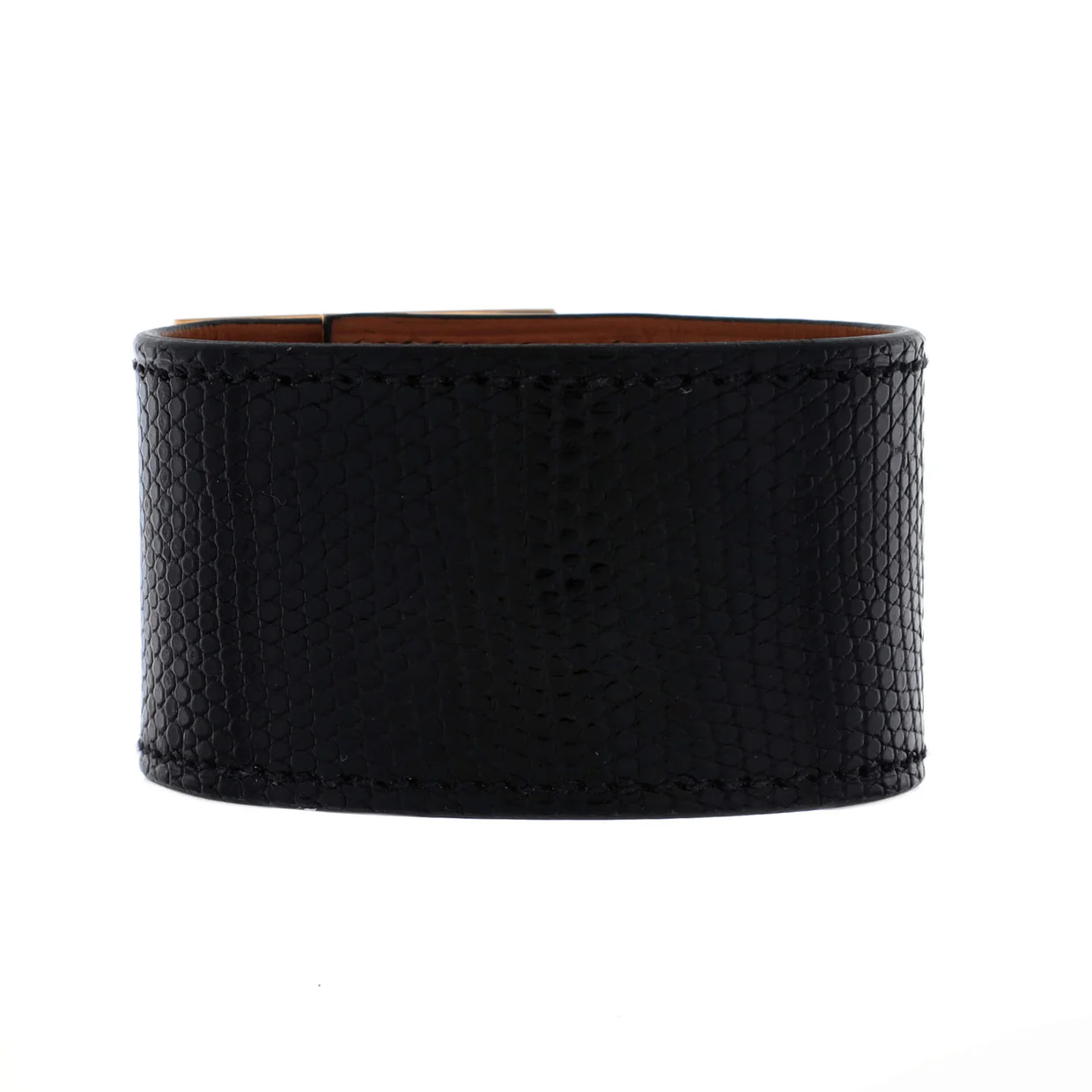 Kelly Dog Bracelet Lizard - Deep Luxury