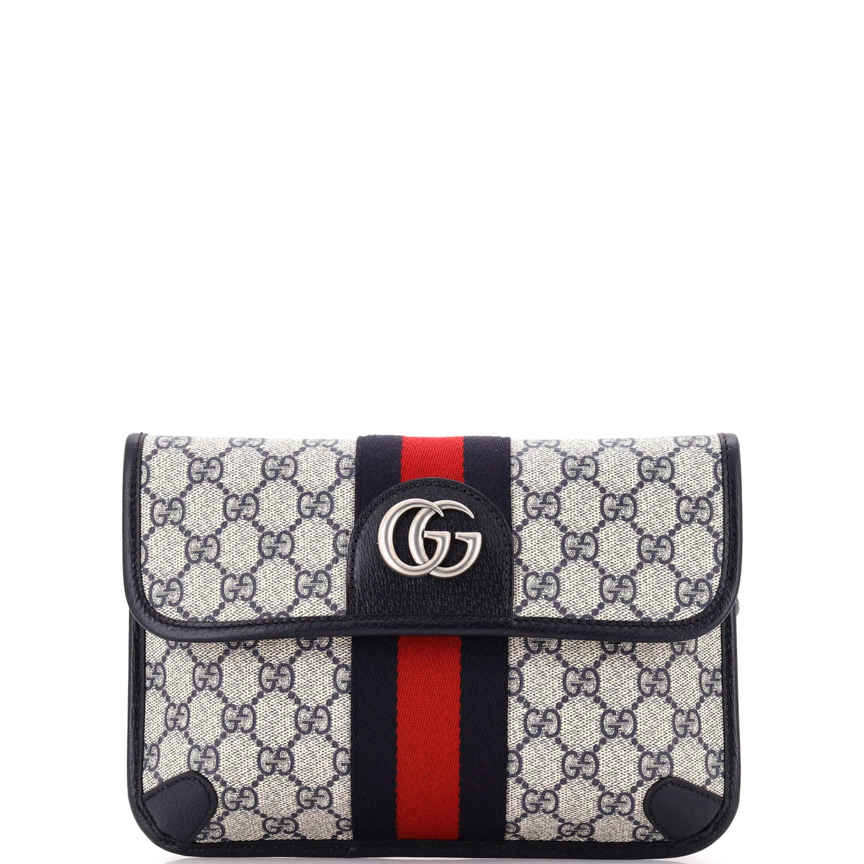Ophidia Flap Belt Bag GG Coated Canvas - Deep Luxury