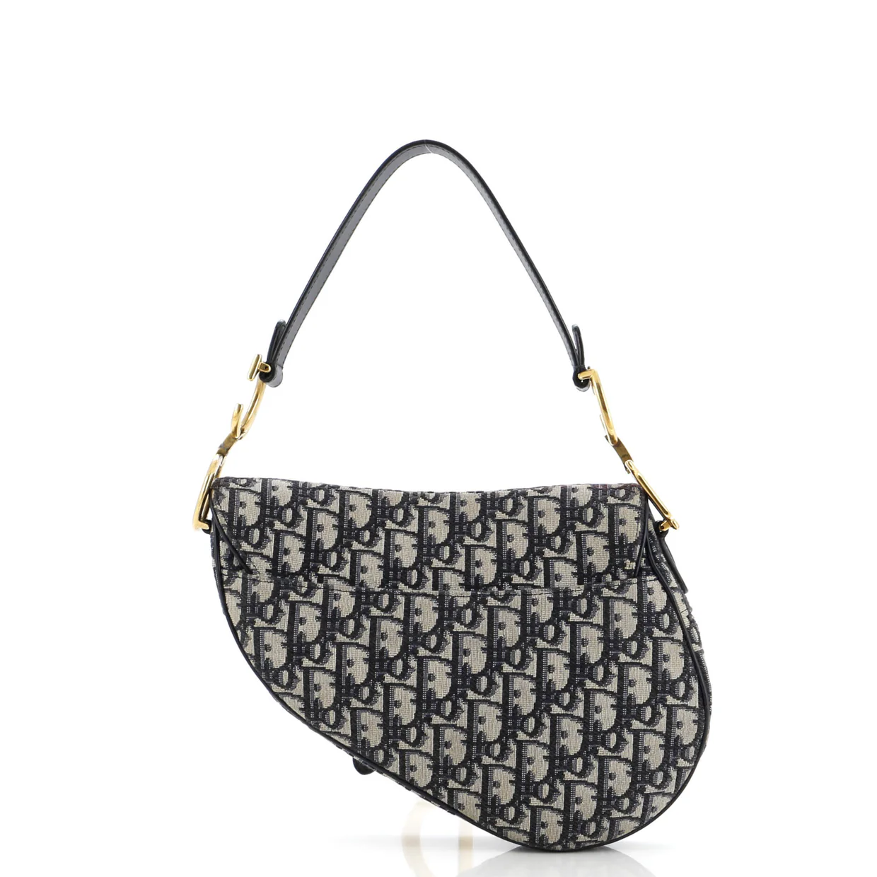Saddle Handbag Oblique Canvas Medium - Deep Luxury