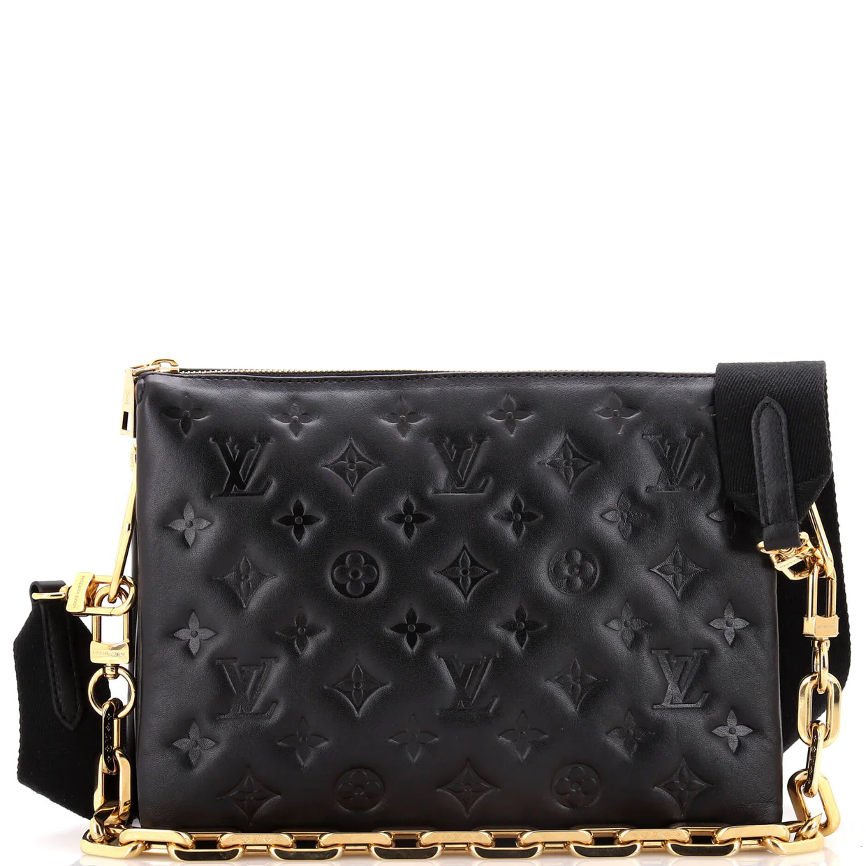 Coussin Bag Monogram Embossed Lambskin PM - Deep Luxury