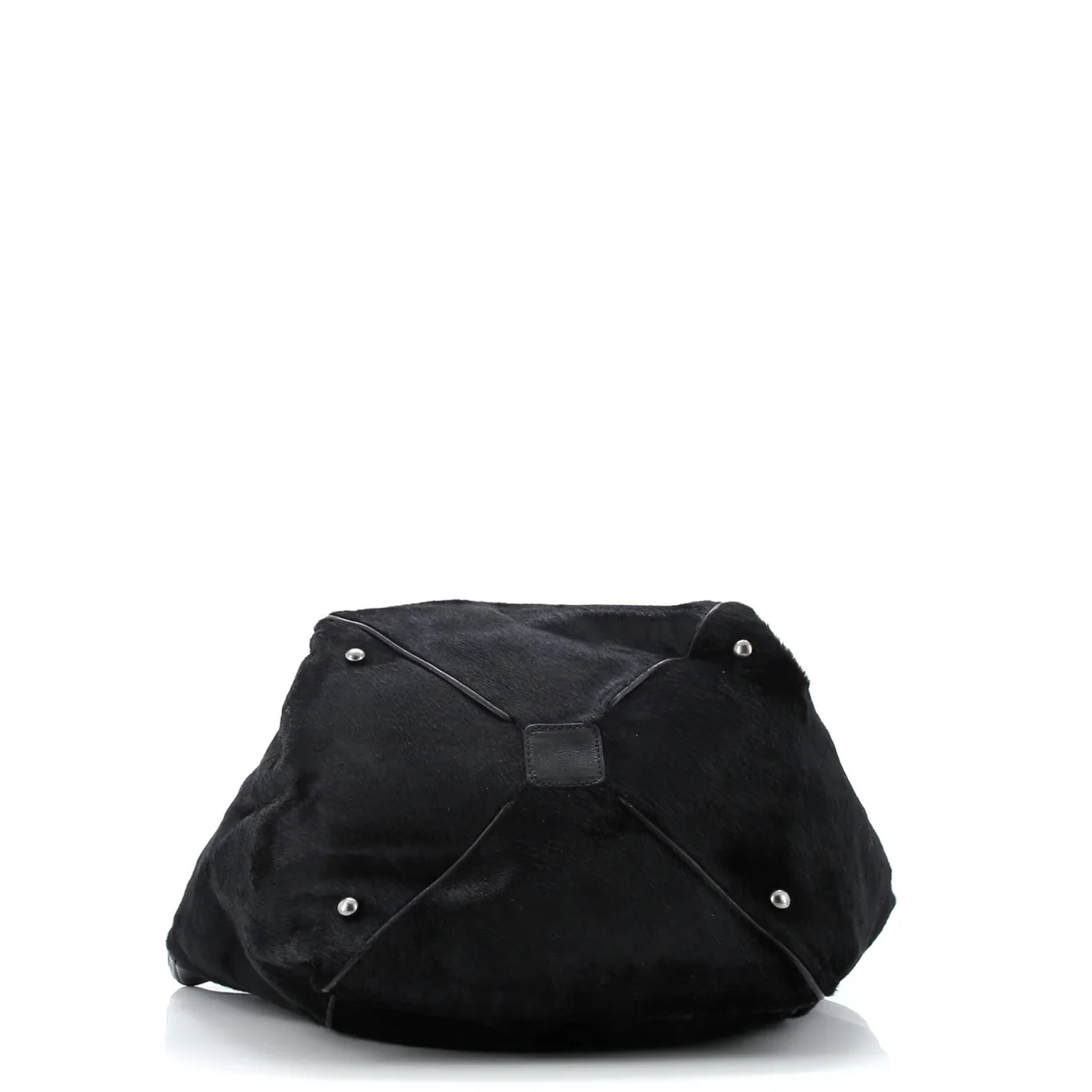 CC Chain Tote Pony Hair with Leather Large - Deep Luxury