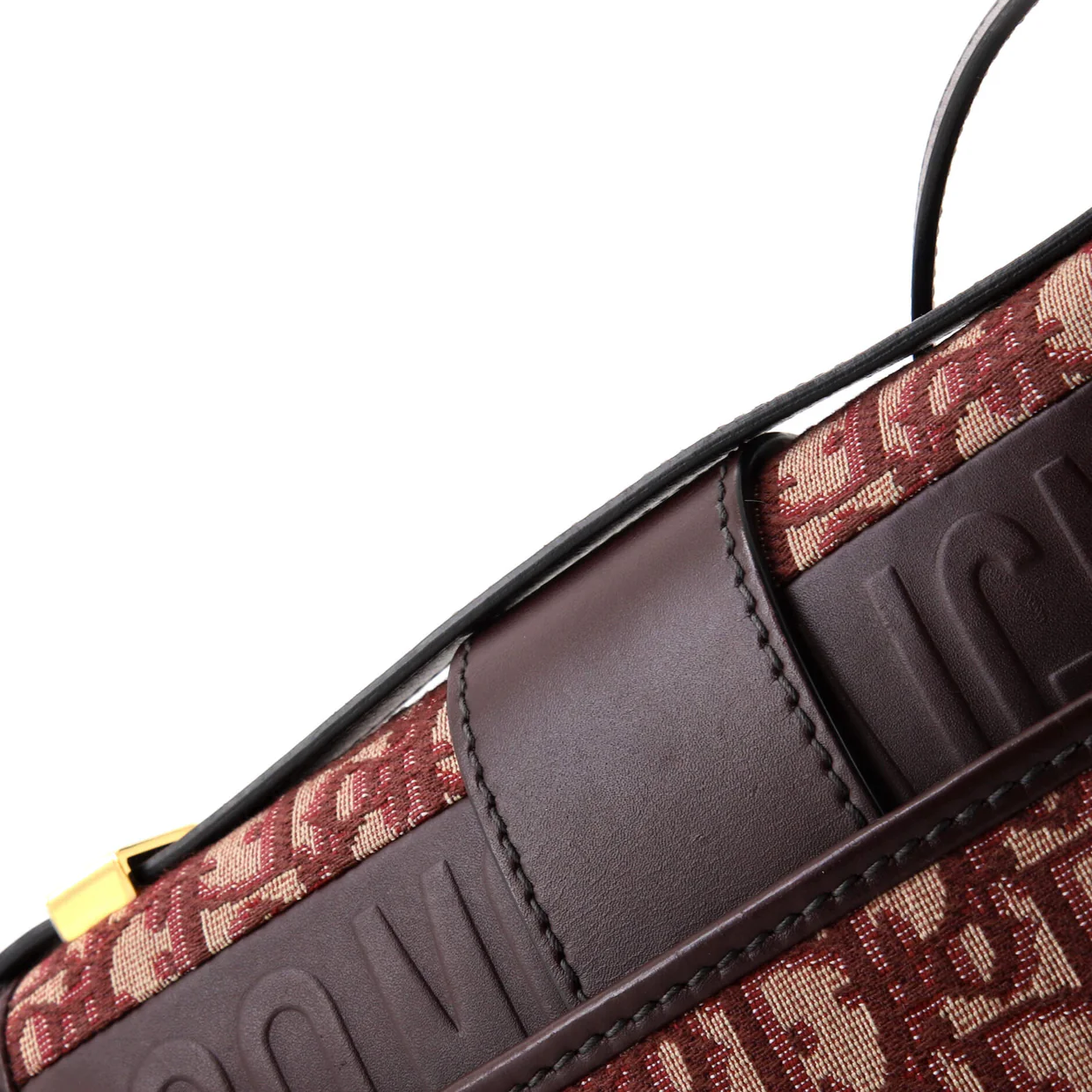 30 Montaigne Flap Bag Oblique Canvas - Deep Luxury