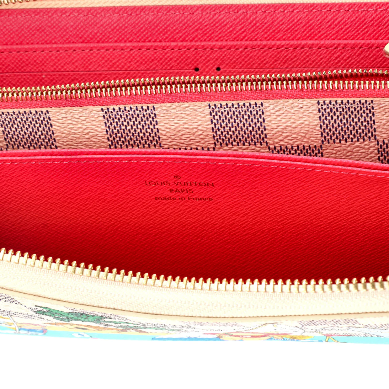 Zippy Wallet Limited Edition Vivienne Xmas Damier - Deep Luxury