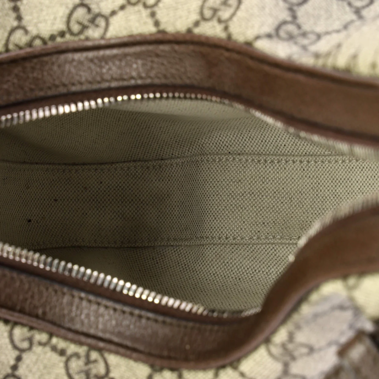 Attache Shoulder Bag GG Coated Canvas Medium - Deep Luxury