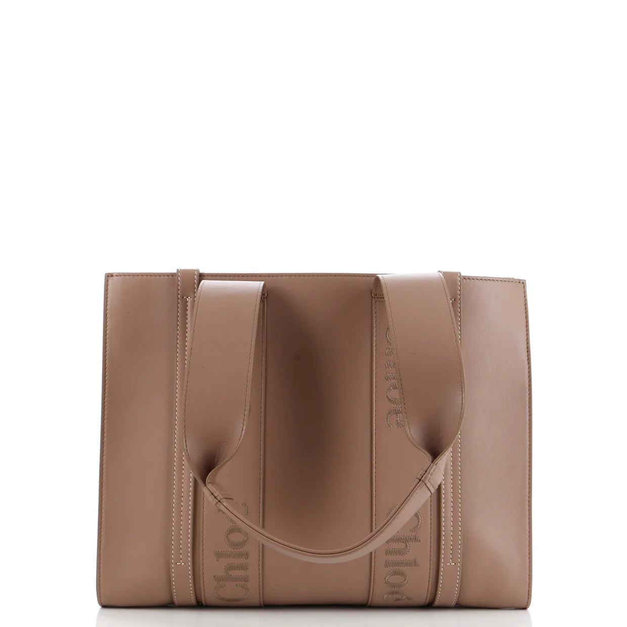 Woody Tote Leather Medium - Deep Luxury