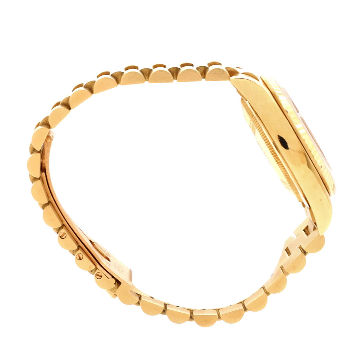 Oyster Perpetual President Day-Date Automatic Watch Yellow Gold with Round and Baguette Diamond Markers 36 - Deep Luxury