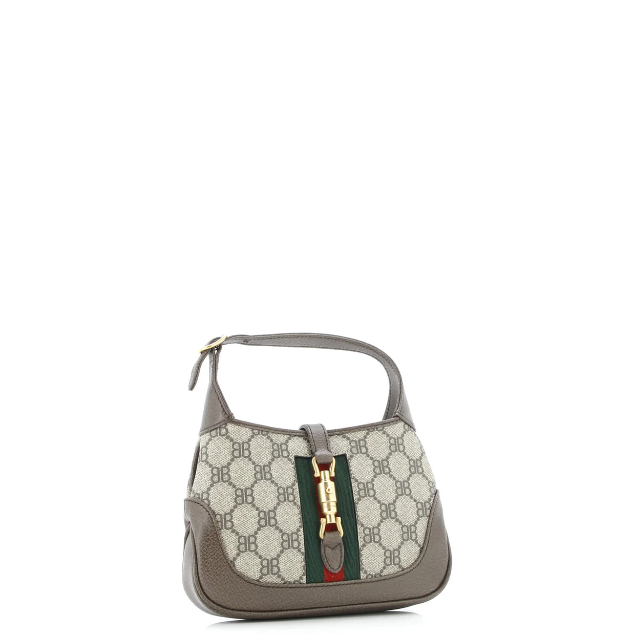 x Gucci The Hacker Project Jackie 1961 Hobo BB Coated Canvas Mini - Deep Luxury