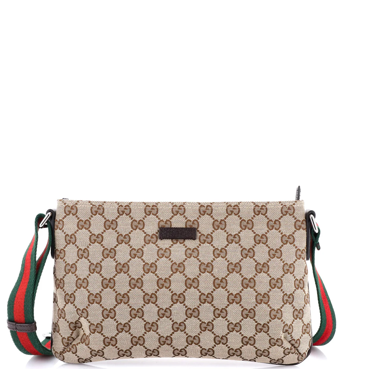 Web Strap Messenger Bag GG Canvas Small - Deep Luxury