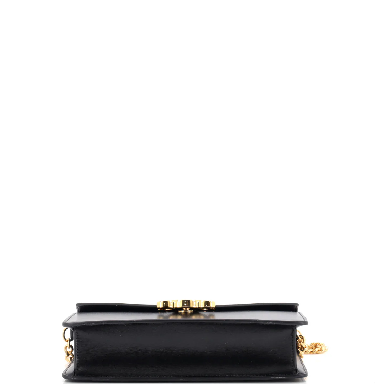 Margo Triomphe Wallet on Chain Leather - Deep Luxury