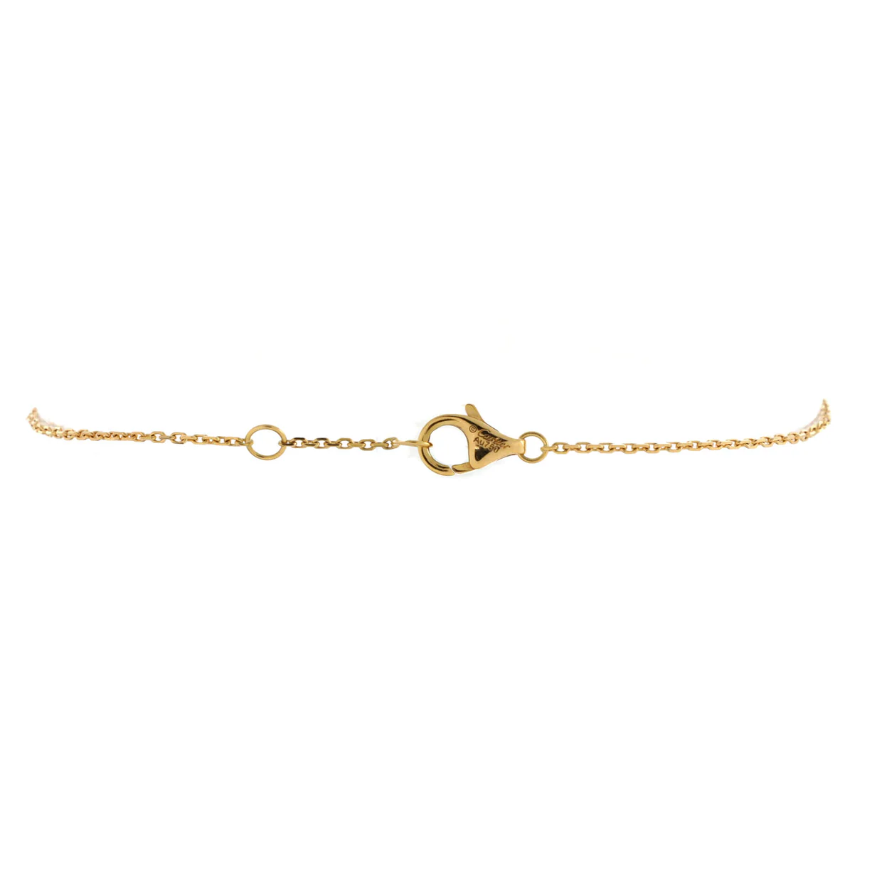 Amulette de Cartier Bracelet 18K Yellow Gold with Diamond and Chrysoprase XS - Deep Luxury