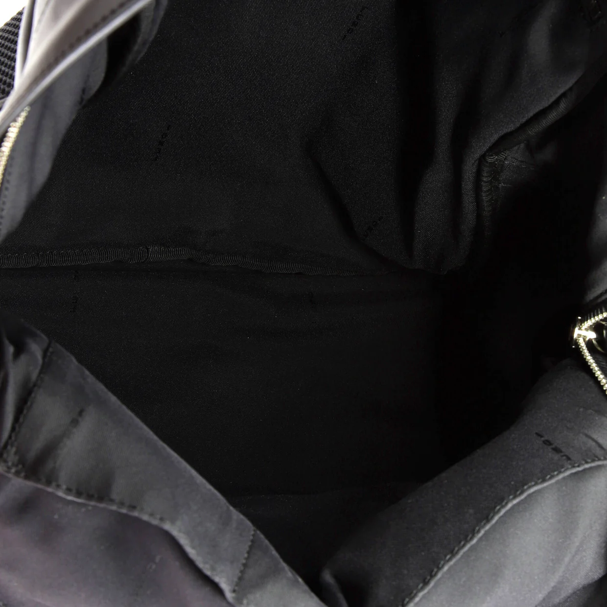 Front Pocket Backpack Nylon with Shearling Medium - Deep Luxury