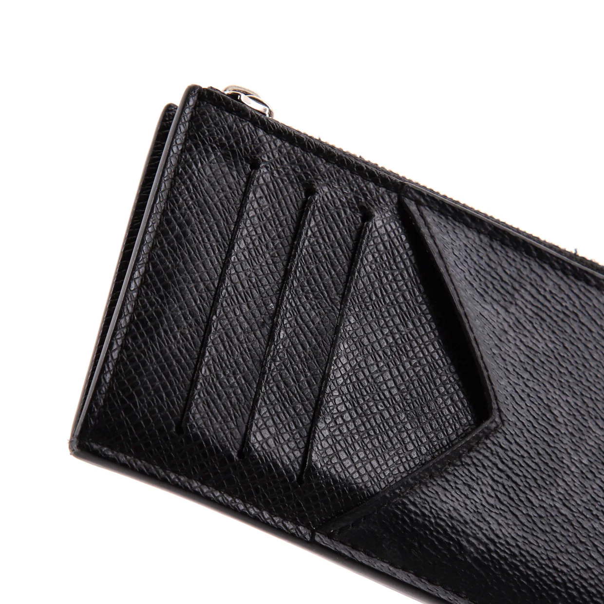 Coin Card Holder Reverse Monogram Eclipse Canvas - Deep Luxury