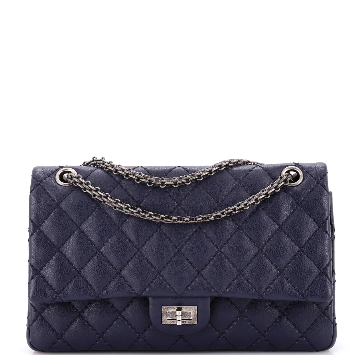Reissue 2.55 Flap Bag Quilted Caviar 226 - Deep Luxury