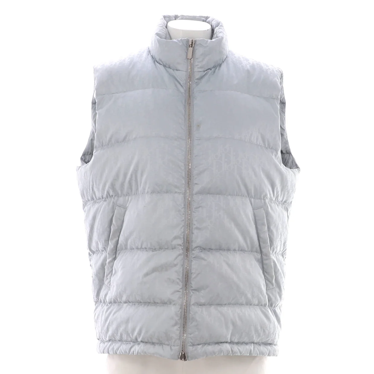 Men's Puffer Vest Quilted Oblique Polyamide with Down - Deep Luxury