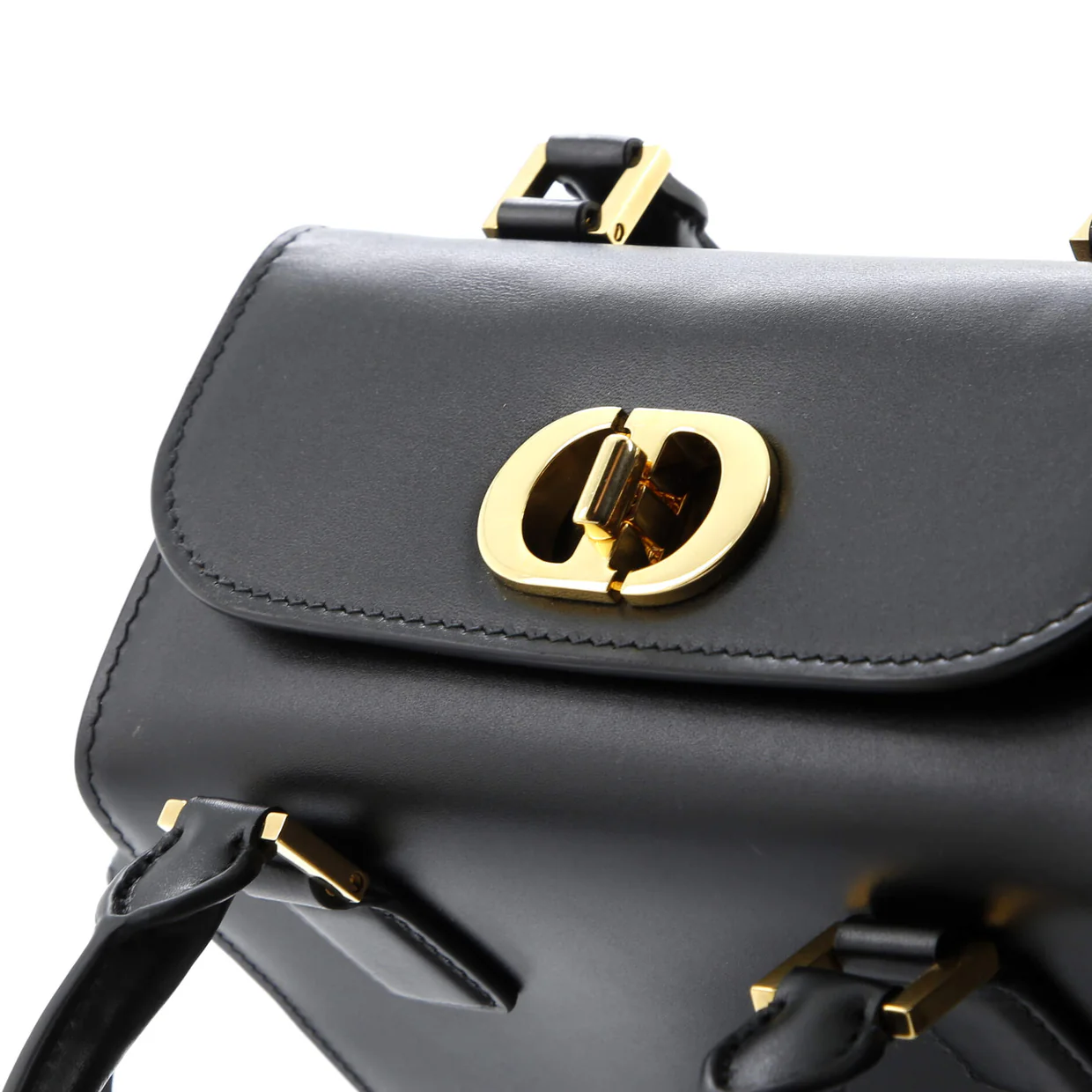 New Line Boston Bag Leather Small - Deep Luxury
