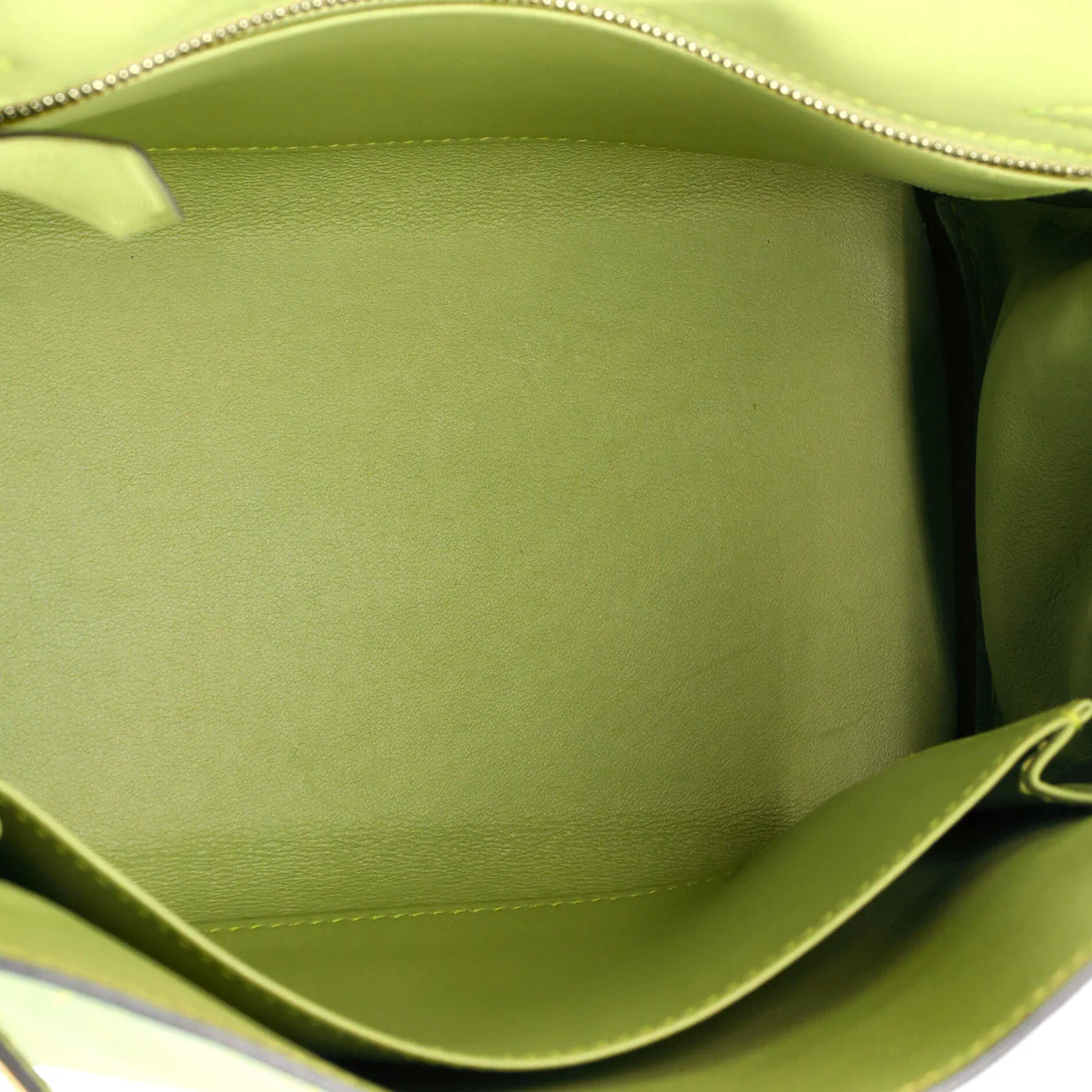 Kelly Handbag Vert Criquet Swift with Gold Hardware 25 - Deep Luxury