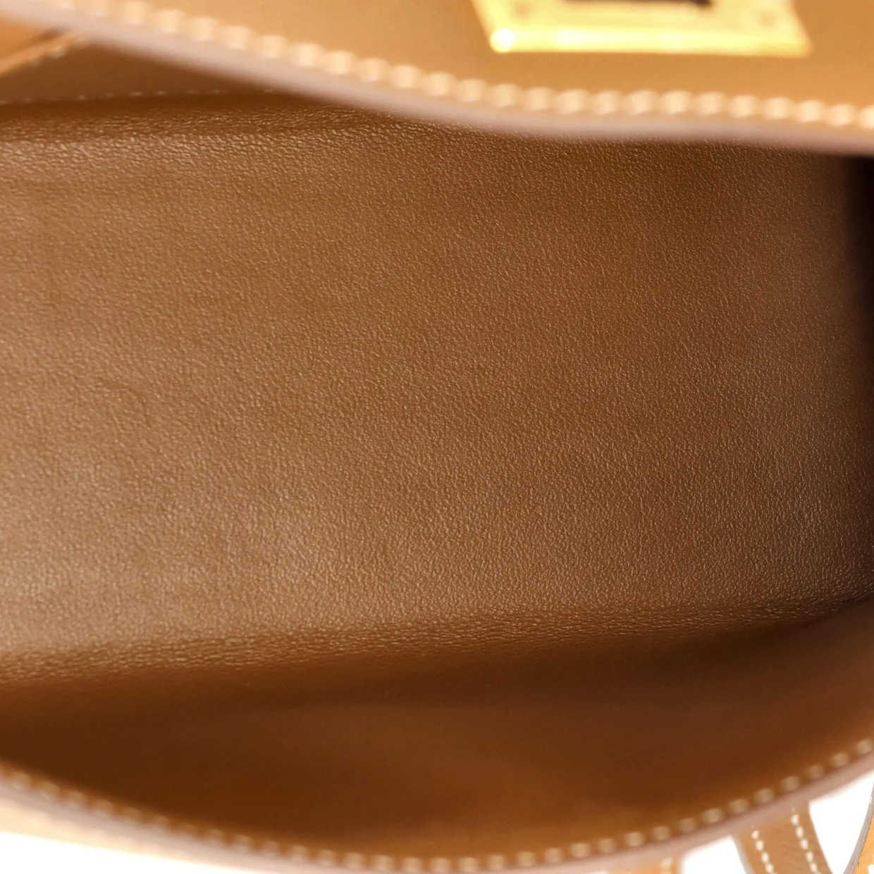 Kelly Mini II Bag Gold Epsom with Gold Hardware 20 - Deep Luxury