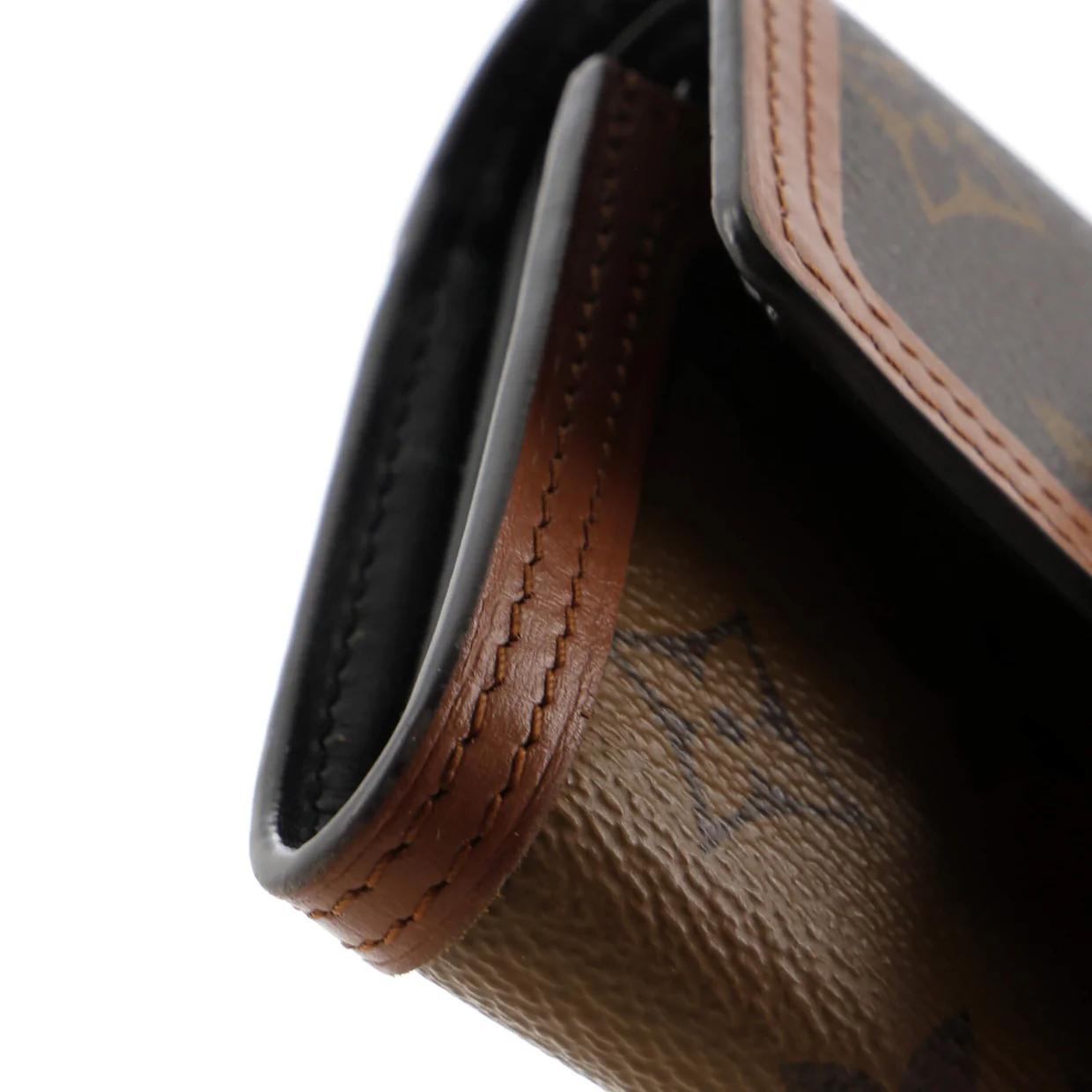 Dauphine Wallet Reverse Monogram Canvas Compact - Deep Luxury