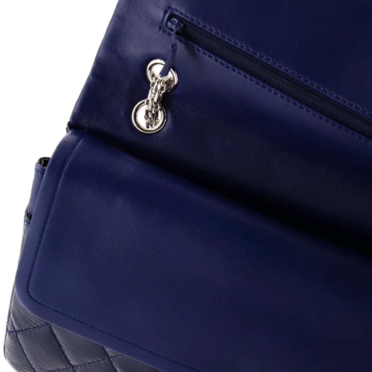 Reissue 2.55 Flap Bag Quilted Crinkled Patent 227 - Deep Luxury