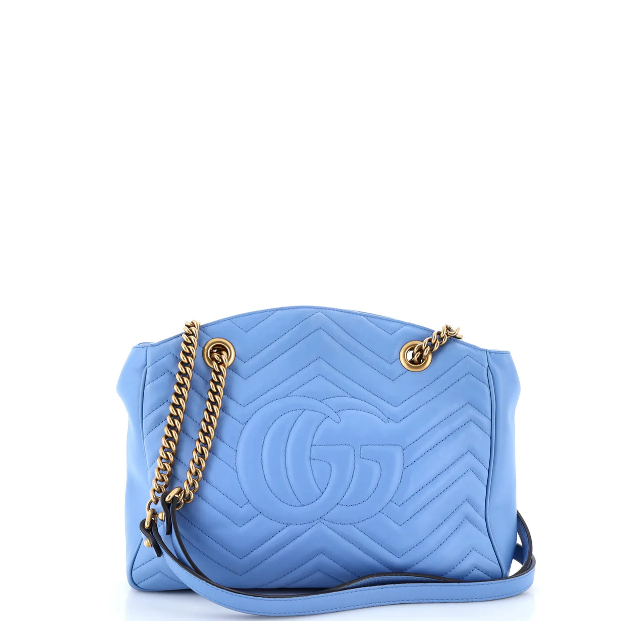 GG Marmont Chain Tote Matelasse Leather Medium - Deep Luxury