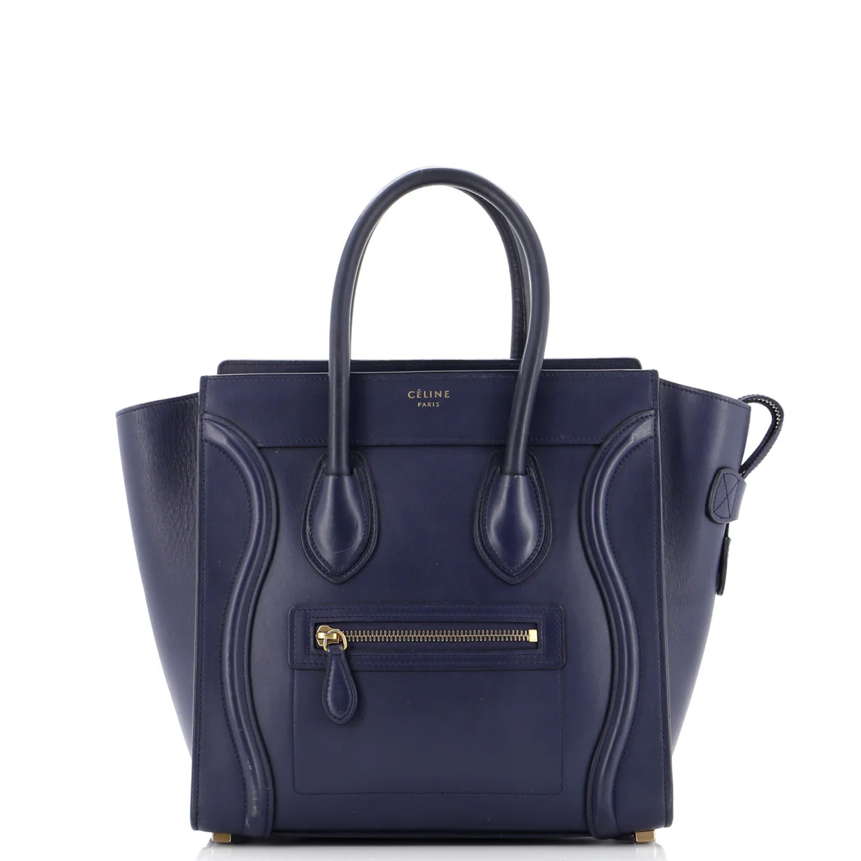 Luggage Bag Smooth Leather Mini - Deep Luxury