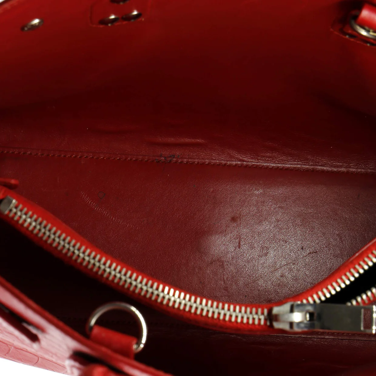 Sac de Jour NM Bag Crocodile Embossed Leather Nano - Deep Luxury