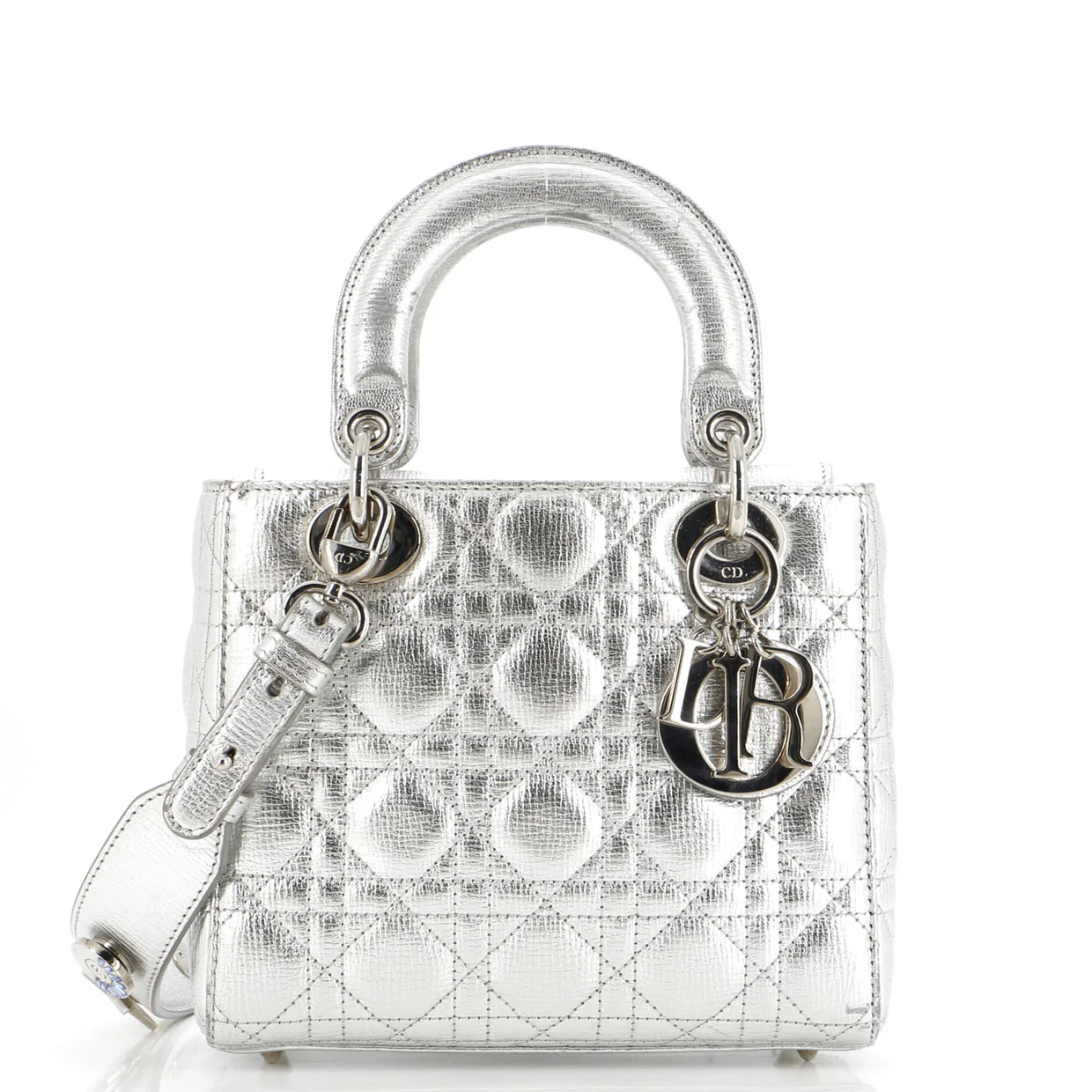 My ABCDior Lady Dior Bag Metallic Cannage Quilt Leather - Deep Luxury