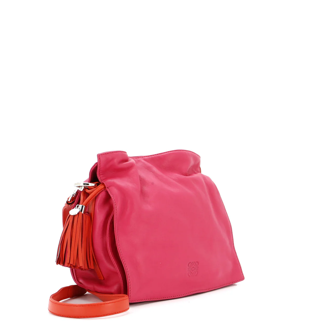 Flamenco Crossbody Bag Leather Small - Deep Luxury