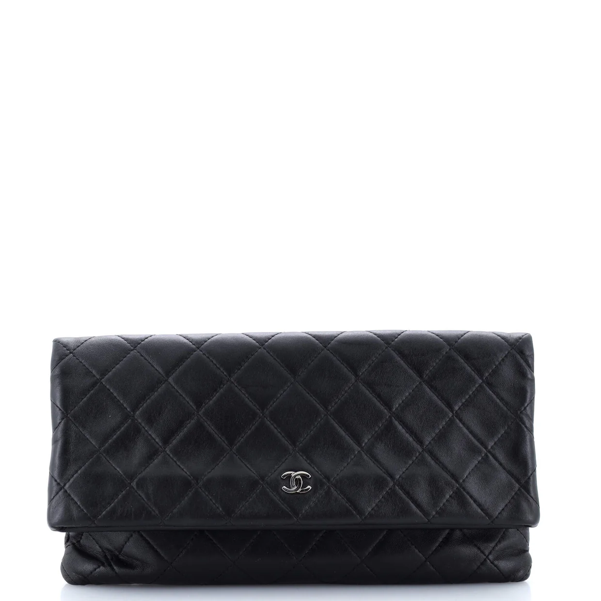 Beauty CC Clutch Quilted Lambskin - Deep Luxury