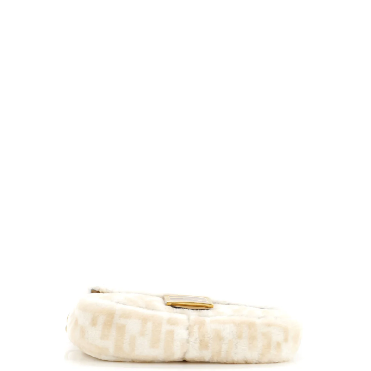 Baguette NM Bag Zucca Shearling Medium - Deep Luxury