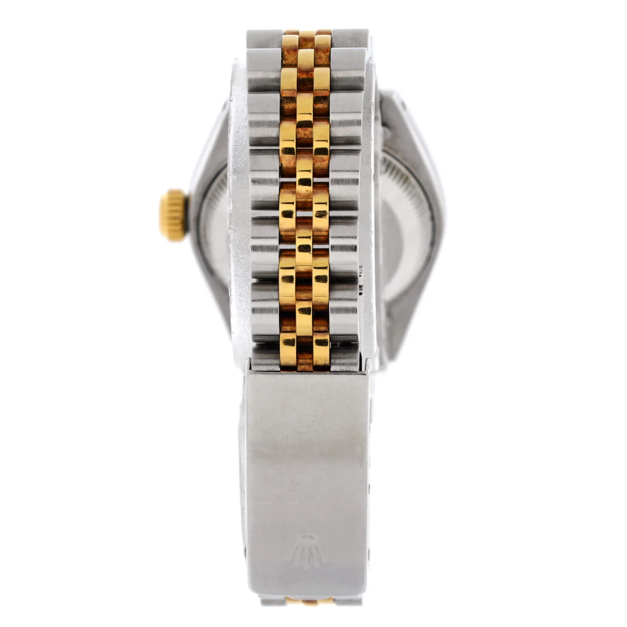 Oyster Perpetual Datejust Automatic Watch Stainless Steel and Yellow Gold with Diamond Markers 26 - Deep Luxury