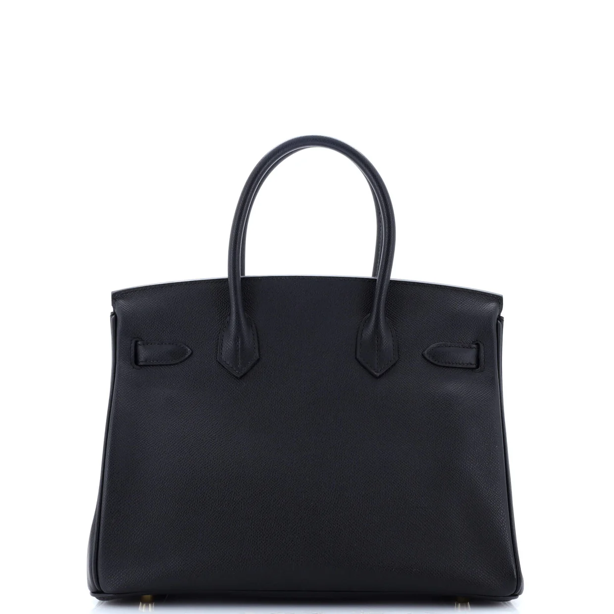 Birkin Handbag Noir Epsom with Gold Hardware 30 - Deep Luxury